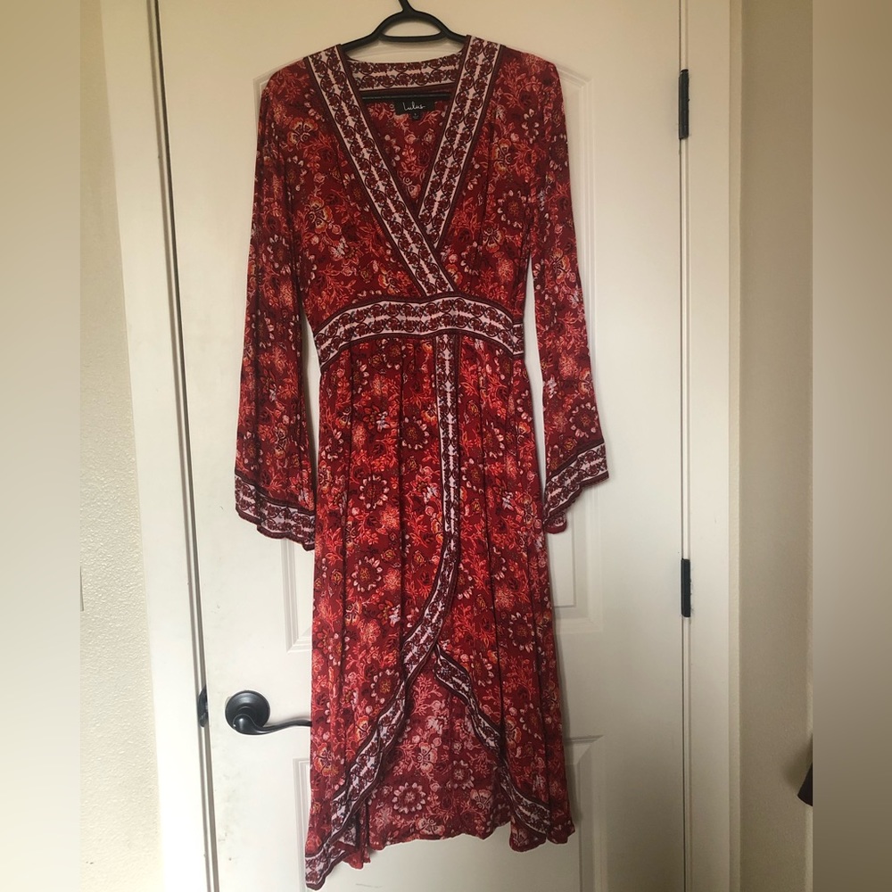 Lulus Boho Midi Dress